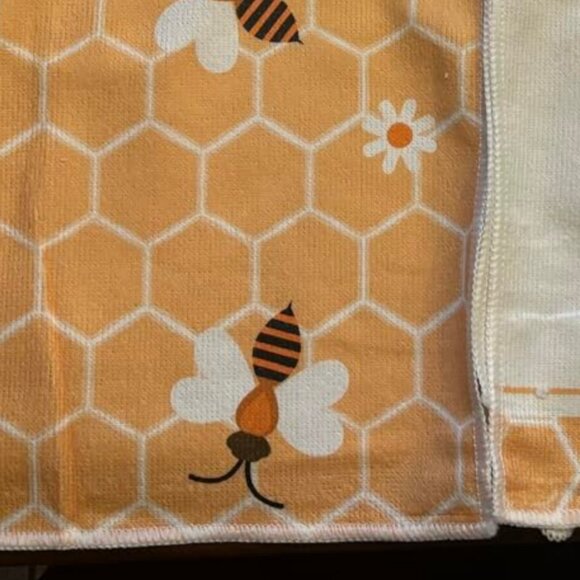 Honey Bee Kitchen Towels Set Summer Spring Decor Cottage Decoration Dish Cloths - Picture 8 of 9